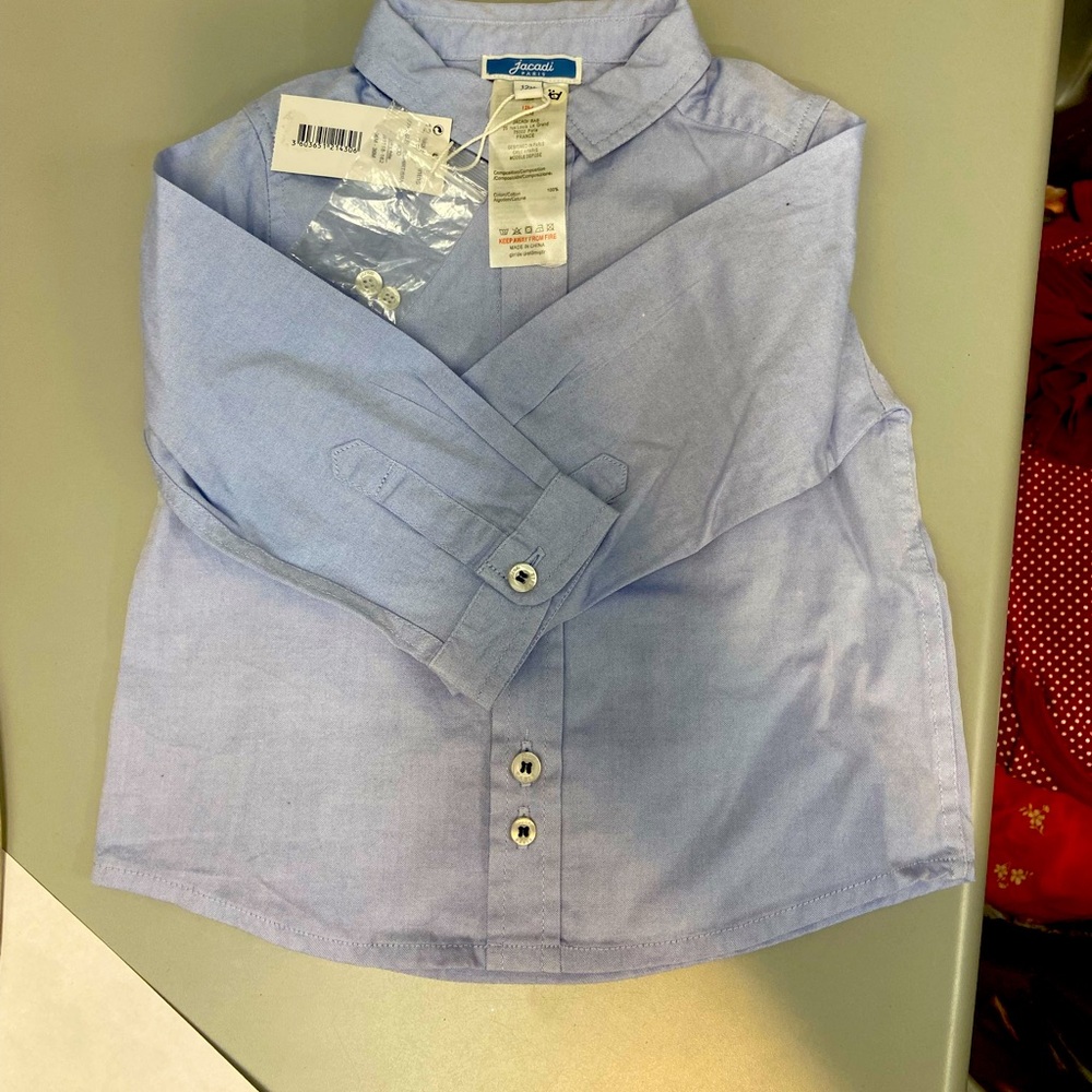 Jacadi Essentials Button up Oxford, 12m
